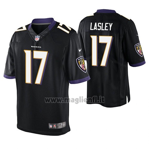 Maglia NFL Game Baltimore Ravens Jordan Lasley Nero